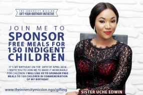 Join Me To Sponsor Free Meals For 150 Indigent Children