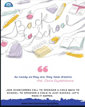Overcomers' Back to School Campaign