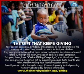 A Square meal to 100 Indigent Children