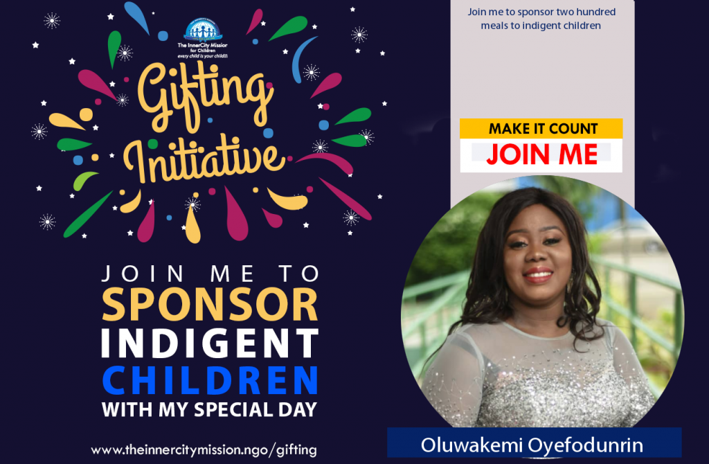 JOIN ME TO FEED 200 INDIGENT CHILDREN