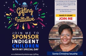 Sponsor Back packs and stationary kits for 100 orphans