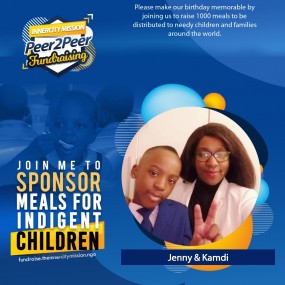 HELP US  REALIZE OUR BIRTHDAY DREAM  - To Feed 1000 Needy Children 