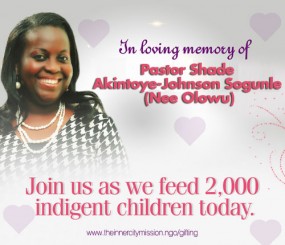 In Loving Memory Of Pastor Sade 