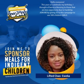 JOIN ME TO FEED 500 HUNGRY CHILDREN 