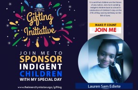 JOIN ME TO SEND A CHILD BACK TO SCHOOL