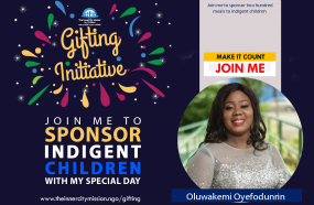 JOIN ME TO FEED 200 INDIGENT CHILDREN