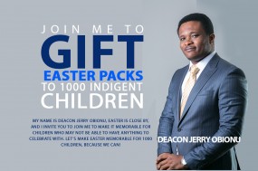 JOIN ME TO GIFT EASTER PACKS TO 1000 INDIGENT CHILDREN