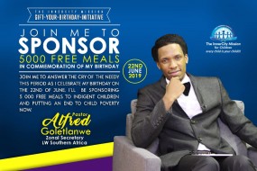 JOIN ME TO SEND PORTIONS TO 5000 INDIGENT CHILDREN